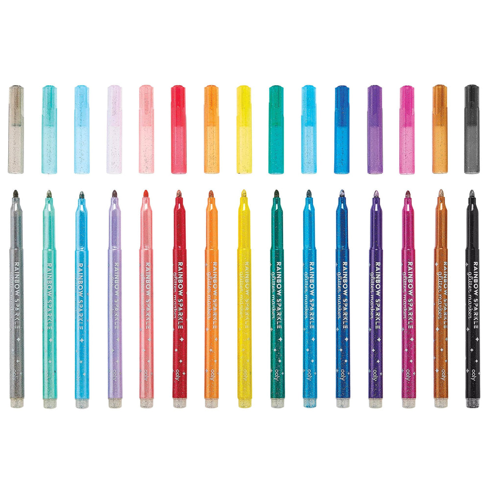 
                  
                    Rainbow Sparkle Glitter Markers - Set of 15 (8912308895995)
                  
                