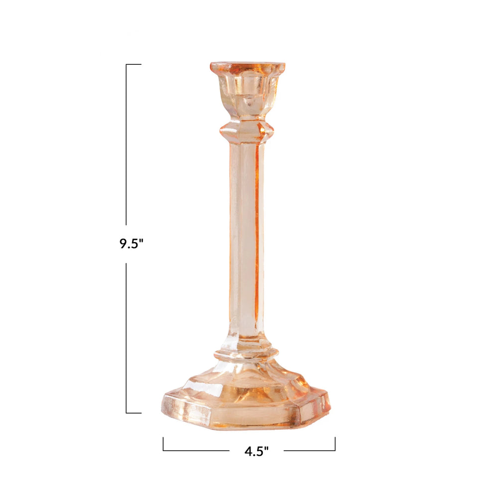 
                      
                        Amber Recycled Glass Taper Candle Holder (8291752804603)
                      
                    