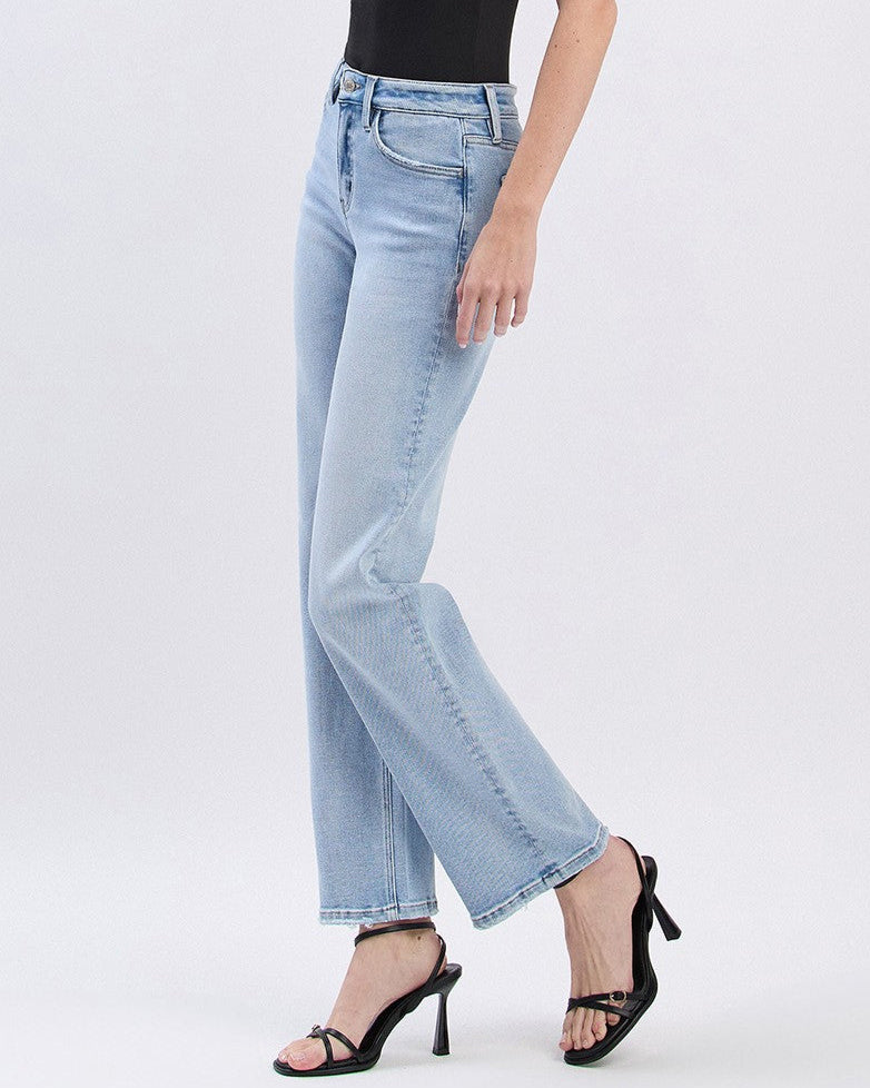 Convenient High Rise Slim Wide Jeans (9003521442043)