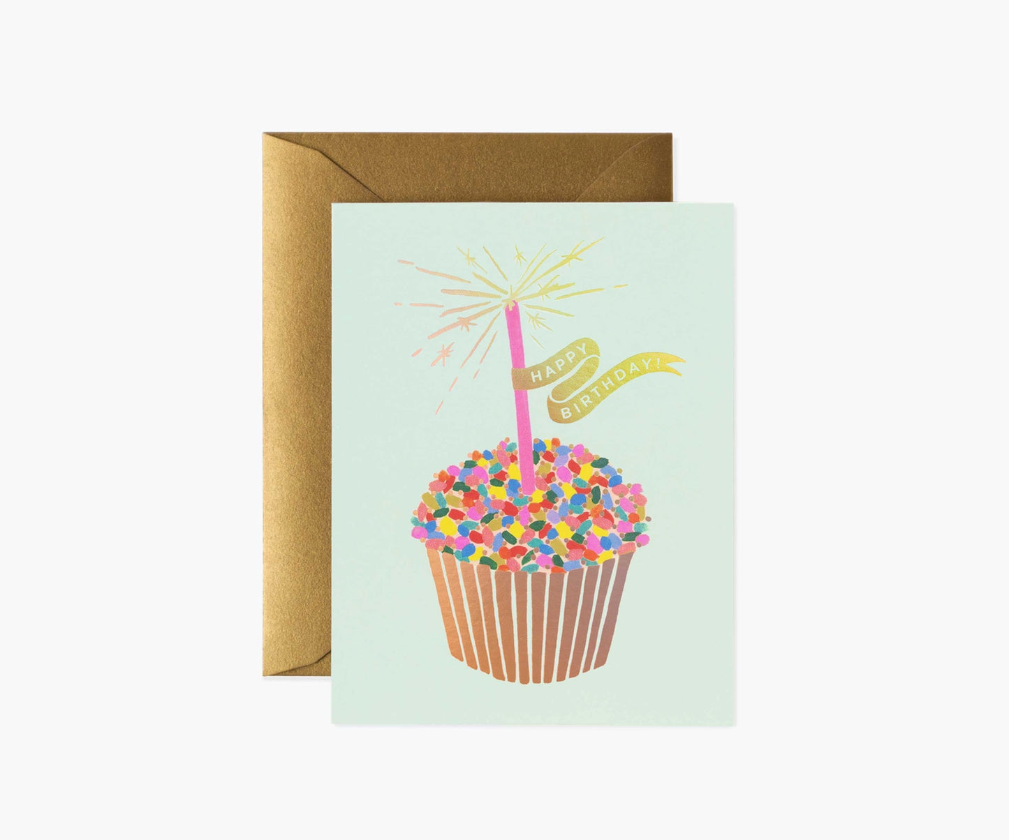 Rifle Cupcake Birthday Card (8550348652795)