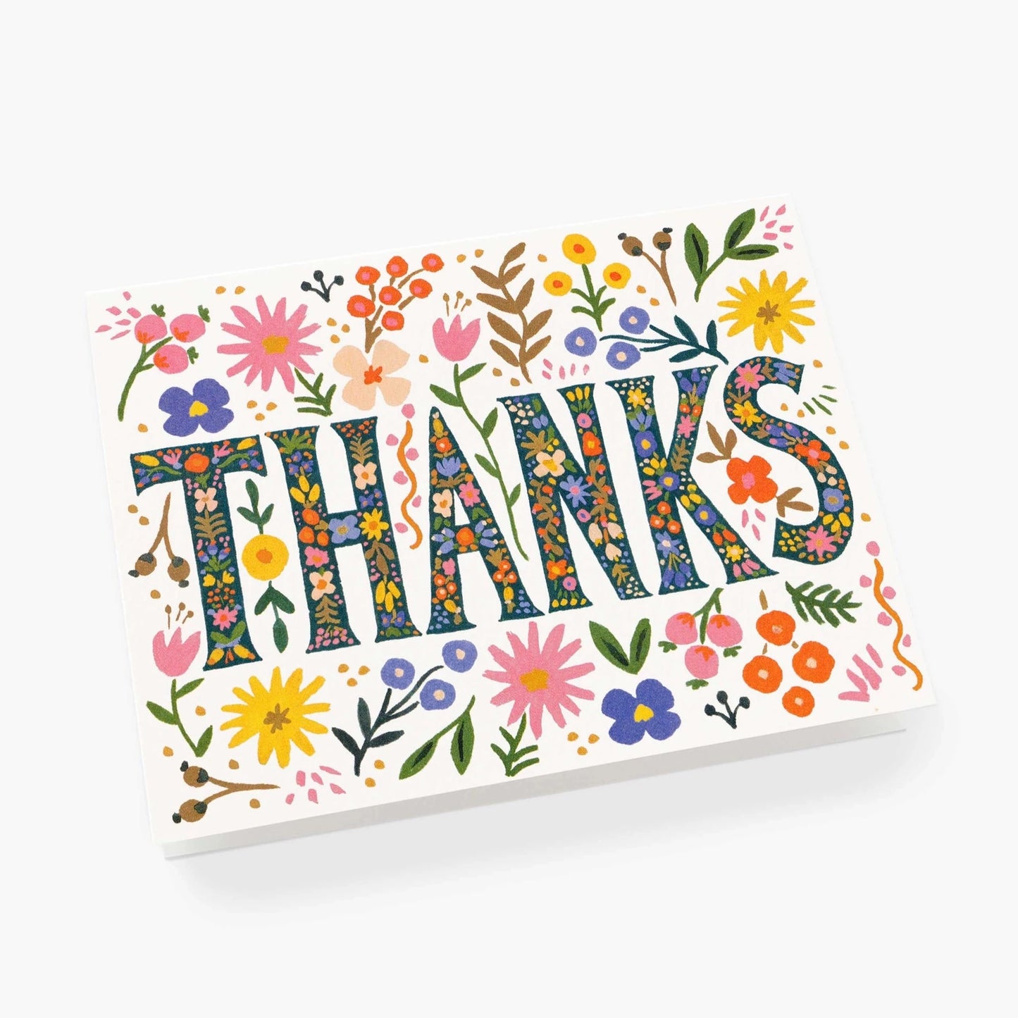 Rifle Floral Thanks Card (7763041616123)