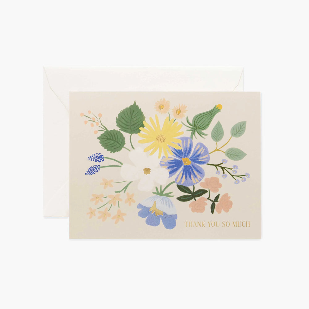 Rifle Garden Party Blue Thank You Card (8735230951675)