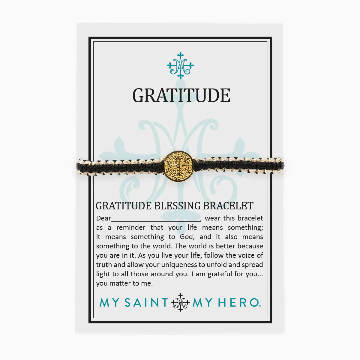 Gratitude Blessing Bracelet (8114502598907)