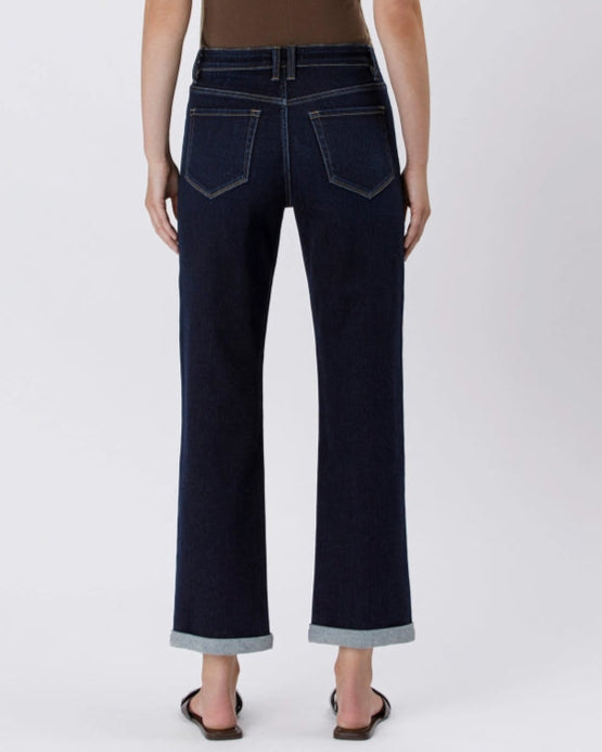 Time Away High Rise Cuffed Straight Jeans (9090309914875)