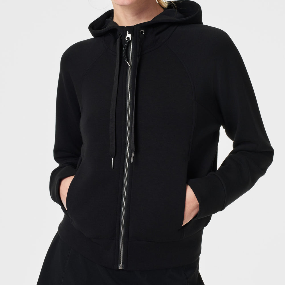 Airessentials Full Zip Hoodie in Black (8850019844347)