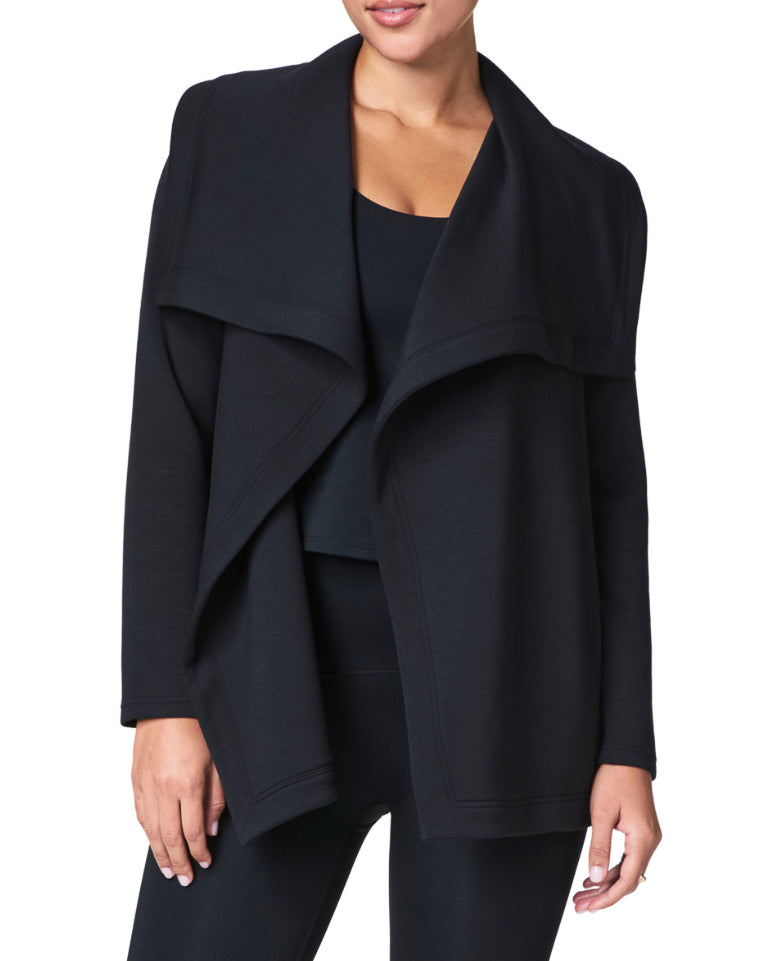 
                  
                    Airessentials Drapfront Cardi in Very Black (8871629226235)
                  
                