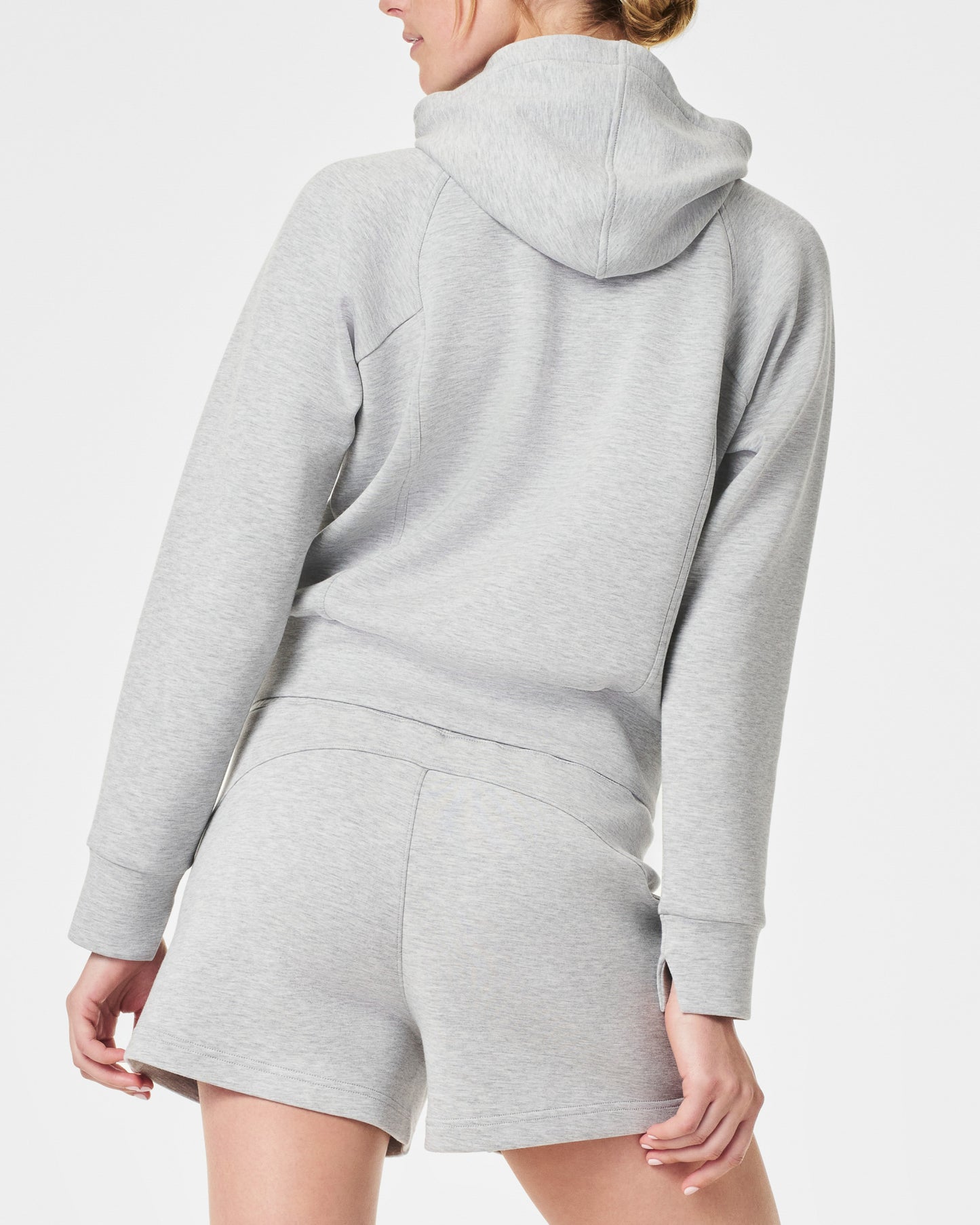 Airessentials Full Zip Hoodie in Light Grey Heather (8750521286907)