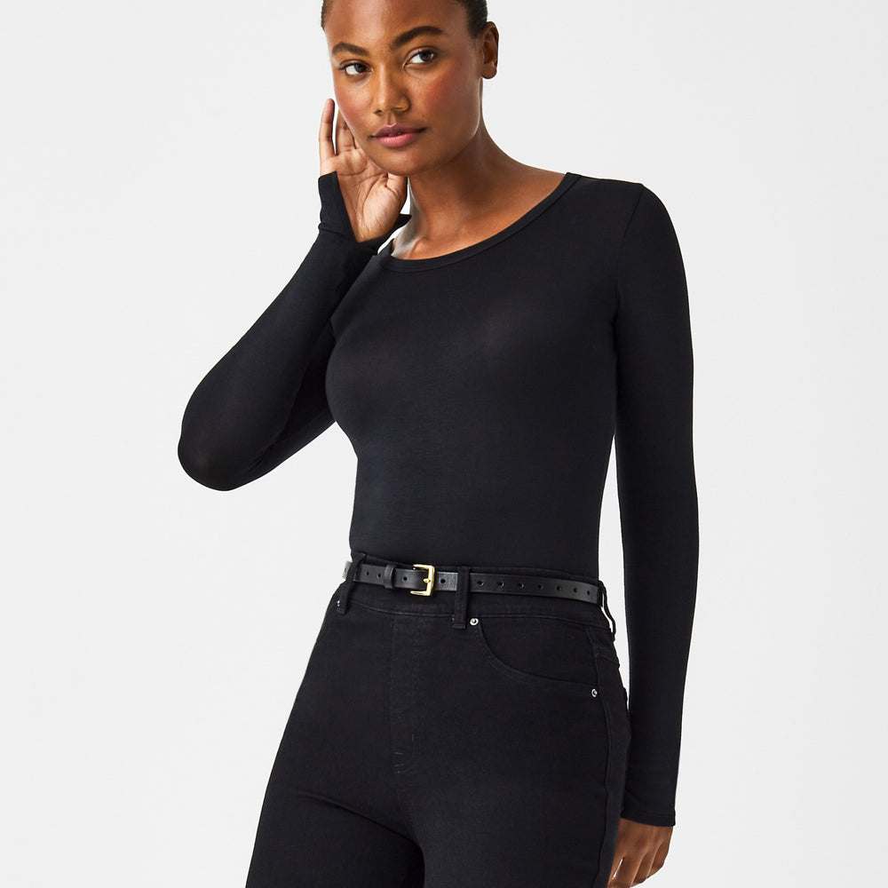 
                  
                    Spanx Better Base LS Crew in Very Black (8876624347387)
                  
                