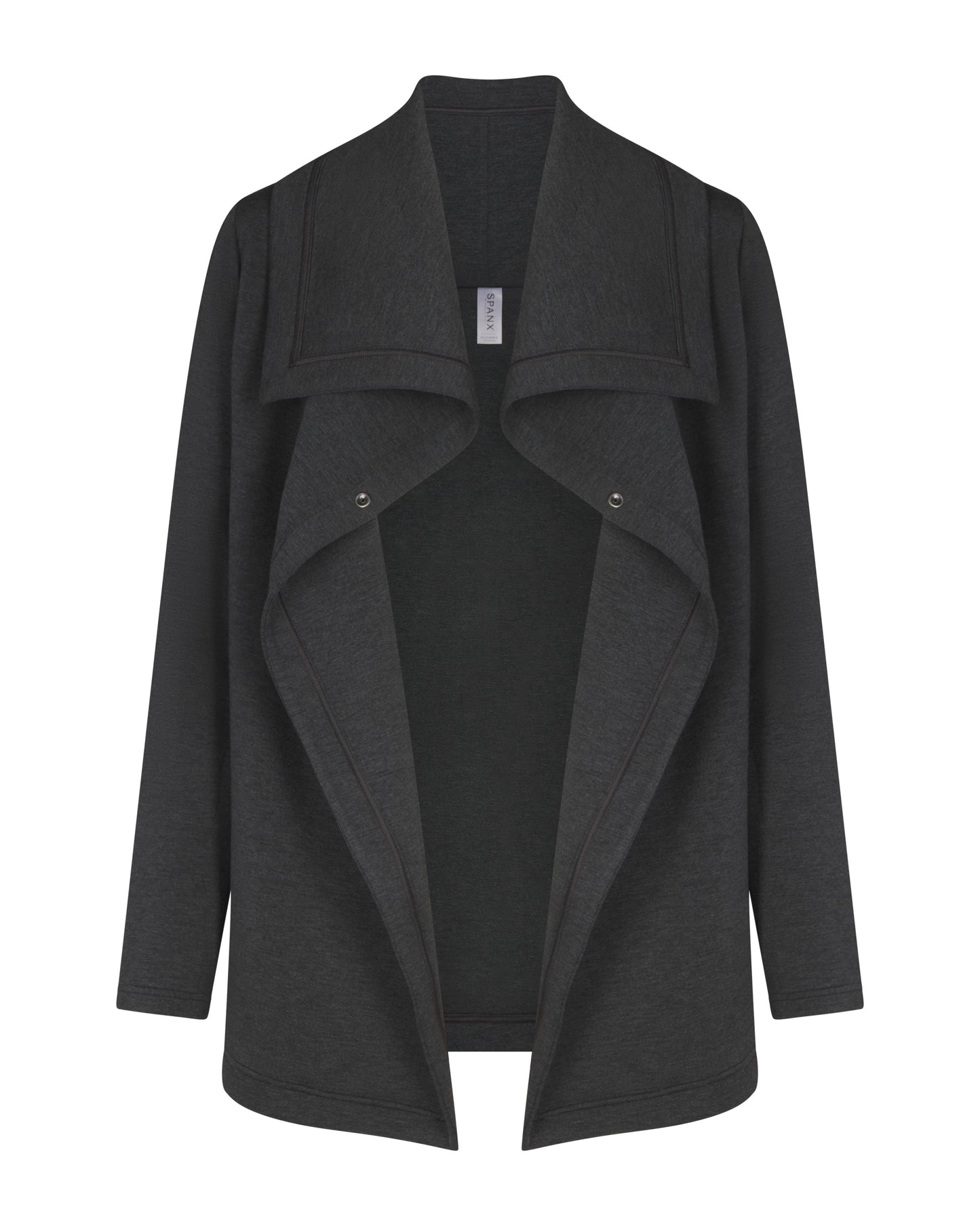 Airessentials Drapefront Cardi in Dark Grey Heather (8871629291771)