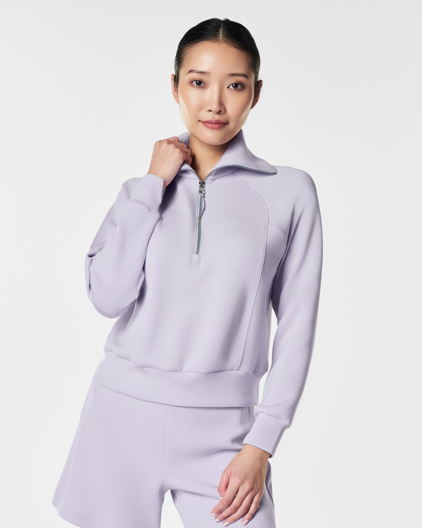 Airessentials Half Zip in Violet Air (8849965416699)