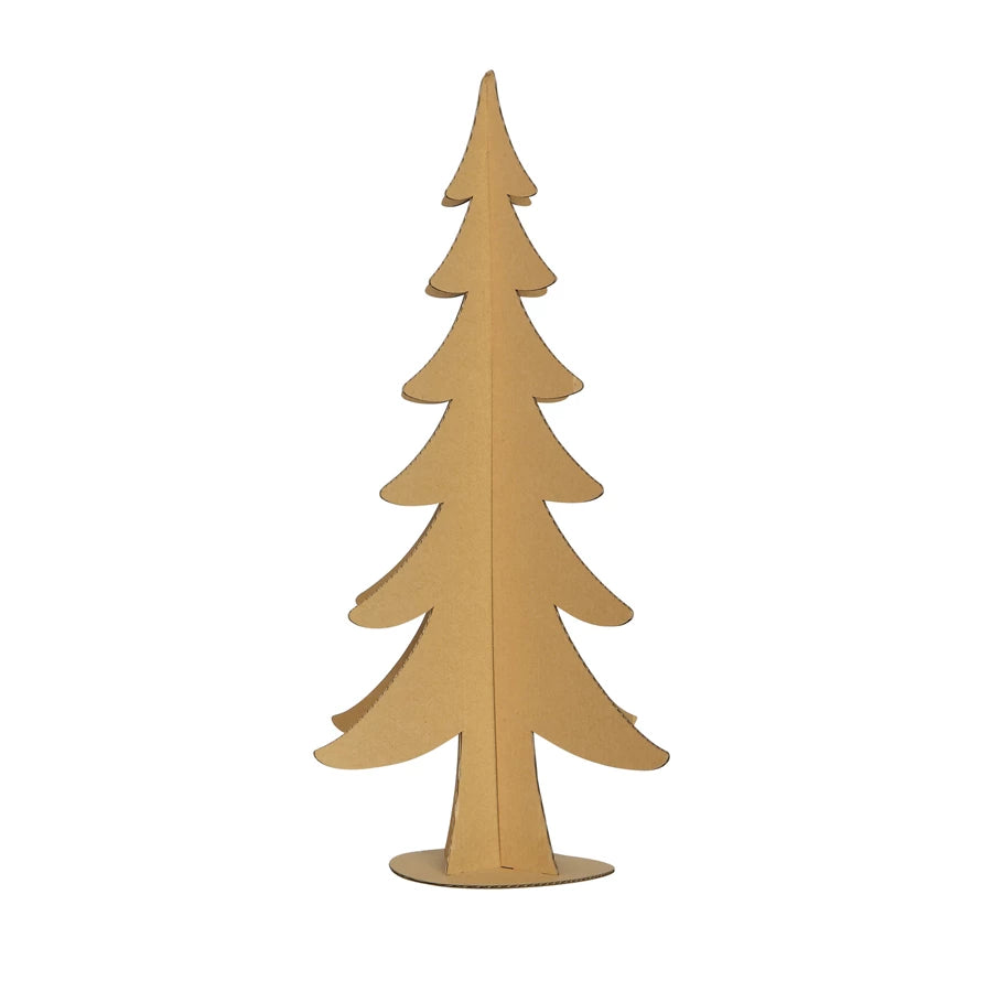 11-3/4"L x 20"H Kraft Paper Pieced Tree (9085482762491)