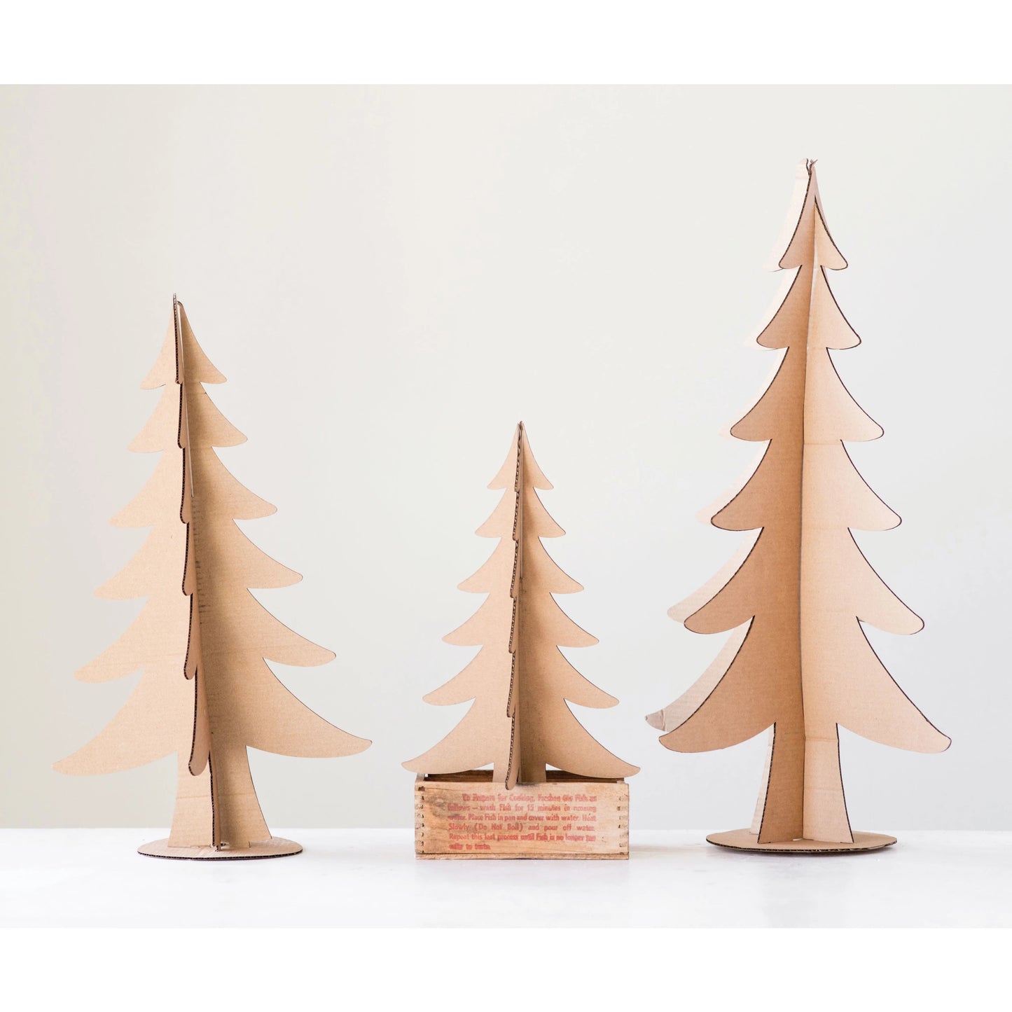 11-3/4"L x 20"H Kraft Paper Pieced Tree (9085482762491)