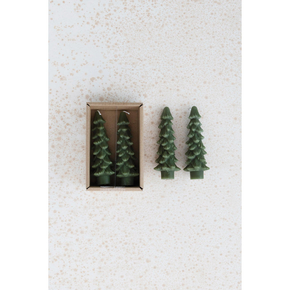 Christmas Tree Unscented Candle Set (7763177177339)