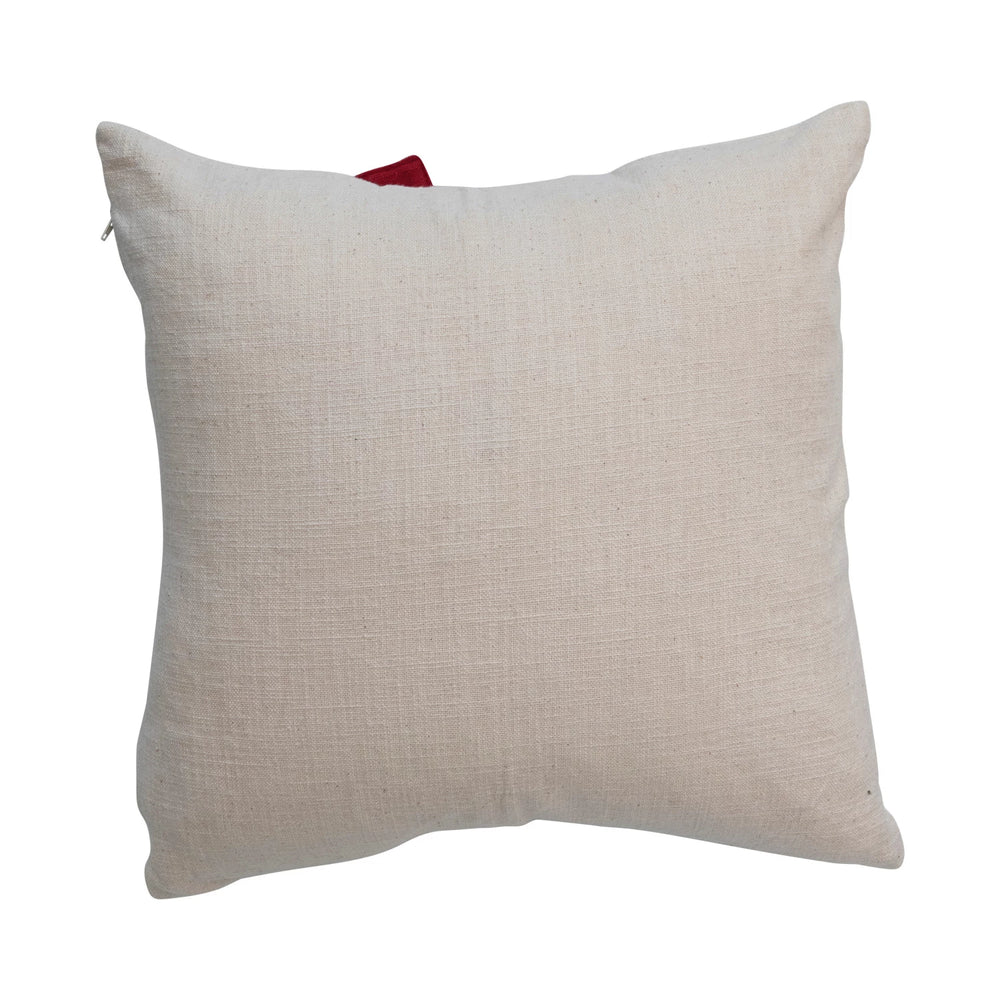 Cotton Slub Bow Pillow (8146248532219)