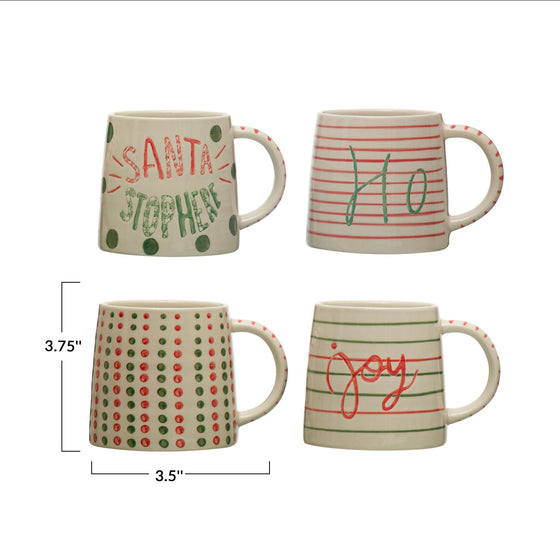 Hand-Painted Stoneware Mug (8146249187579)