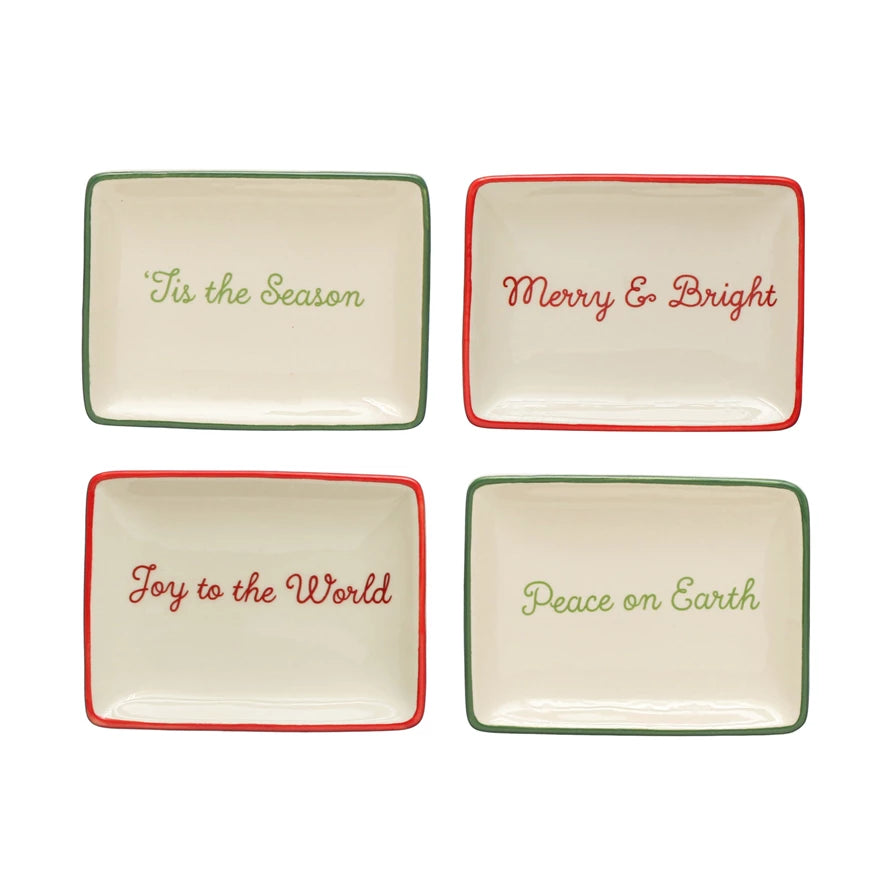 Holiday Saying Stoneware Dish (8759207002363)