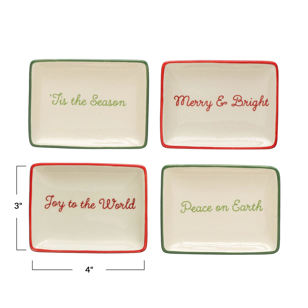 
                  
                    Holiday Saying Stoneware Dish (8759207002363)
                  
                