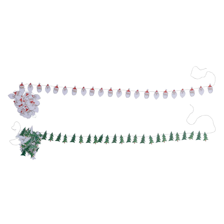 Recycled Paper Holiday Garlands (8759271653627)