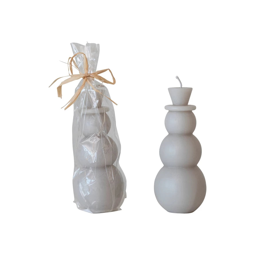 Unscented Snowman Candle (8760582897915)