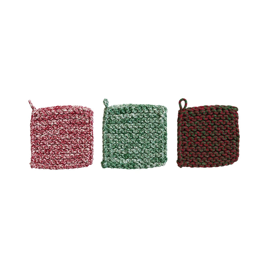 Cotton Crocheted Pot Holder (8760599773435)