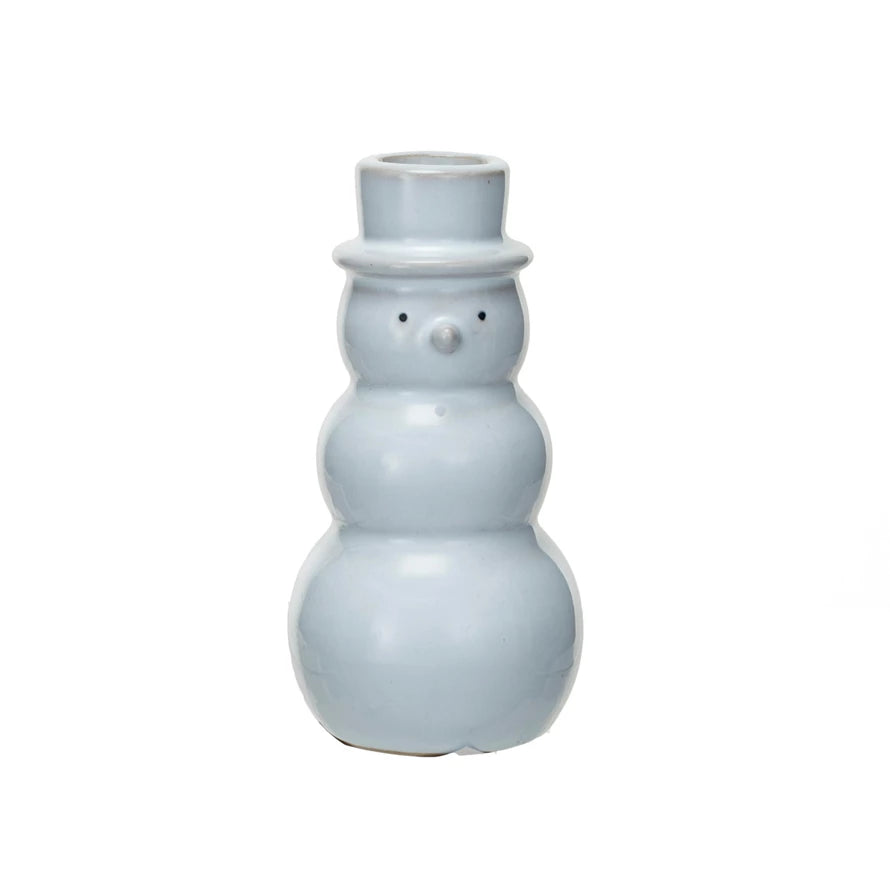 Medium Snowman Taper Candle Holder (8760654561531)