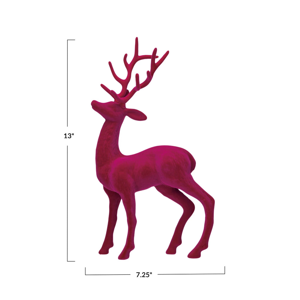 
                  
                    Flocked Standing Reindeer Decor (8760771412219)
                  
                