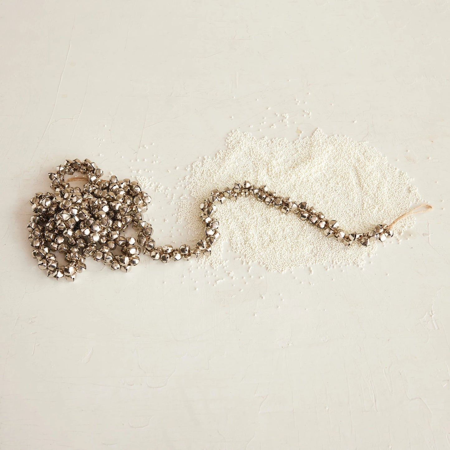 72"L Metal Silver Jingle Bell Garland (9085492625659)