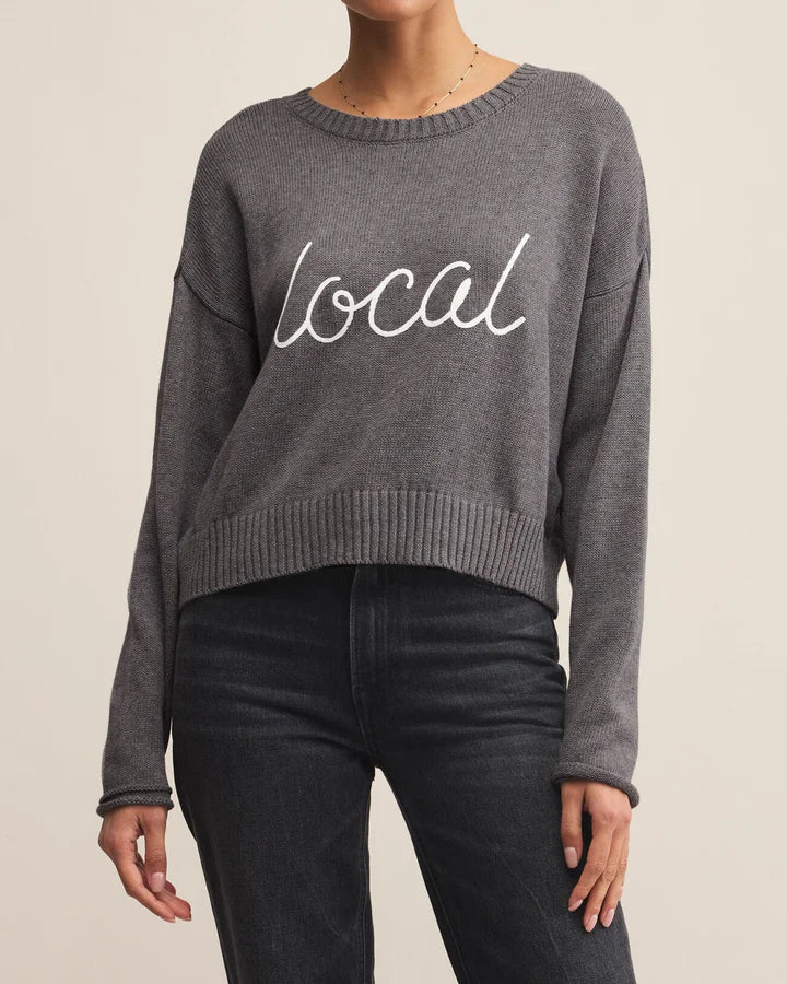 Sienna Local Sweater in Medium Heather Grey (8977990353147)