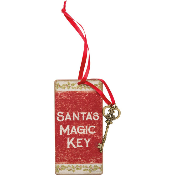 Santa's Magic Key Ornament (8012966723835)