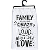 Little Bit Crazy Family Towel (8049597022459)
