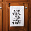 Little Bit Crazy Family Towel (8049597022459)
