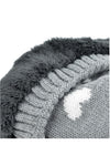 Women's Hearts and Pom Pom Knit Winter Hat (5913822232736)