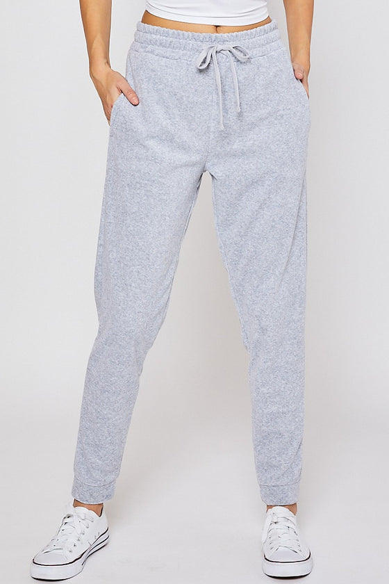 Better Now Terry Joggers in Heather Grey (6011128184992)