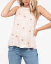 Sweetly Yours Polka Dot Sleeveless Top in Ivory (6058458185888)