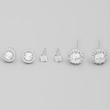  Essential Sparkle Studs in Silver (8042912547067)