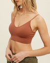 Nearly Yours Bralette in Rust (7951629811963)