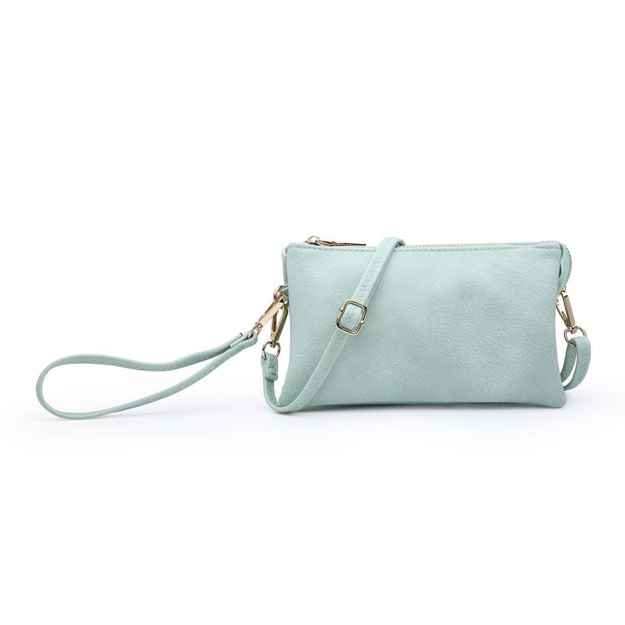 Riley Crossbody/Wristlet in Seafoam (8058663731451)