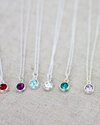 Swarovski® Crystal Birthstone Necklaces (5089239236652)