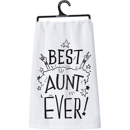 Best Aunt Ever Dish Towel (5470007197856)
