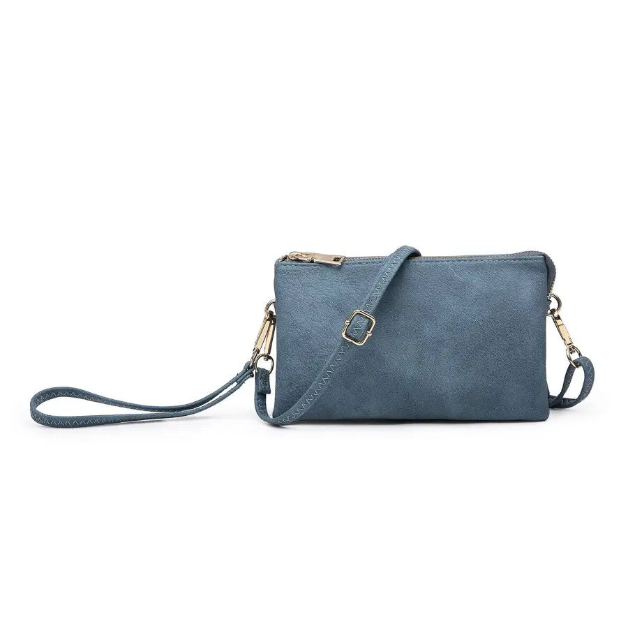 Riley Crossbody/Wristlet in Indigo (8013021774075)