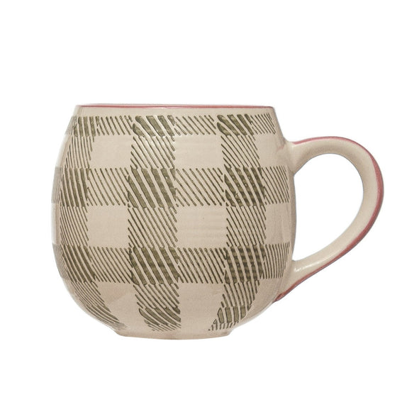 Hand-Painted Stoneware Mug (7763097190651)