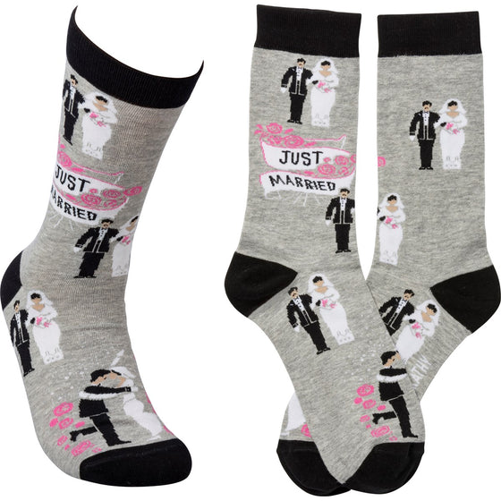 Just Married LOL Socks (5526152904864)