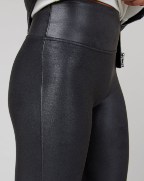 Spanx® Black Faux Leather Leggings (5475127099552)