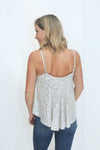 Get Your Shine On Silver Sequin Cami (5612189876384)