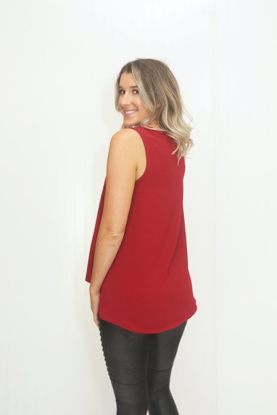 True To You Burgundy Tank (5508938760352)