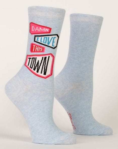 Love This Town W-Crew Socks (8011018273019)
