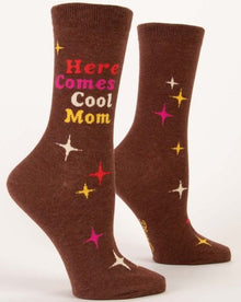 Here Comes Cool Mom W-Crew Socks (7825981735163)