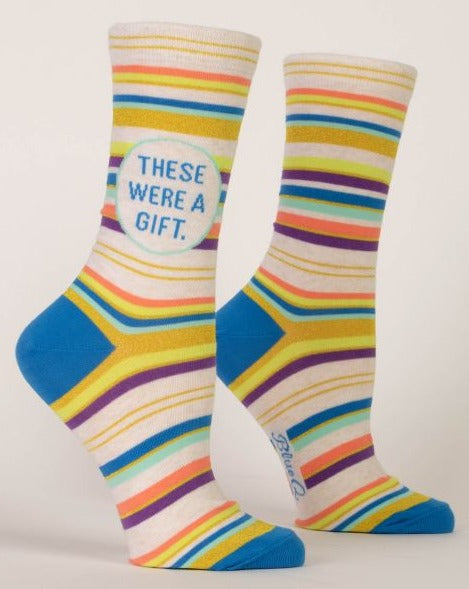 These Were A Gift W-Crew Socks (7984921968891)