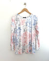 Tranquil Moments Top in Navy Pink (6067850707104)