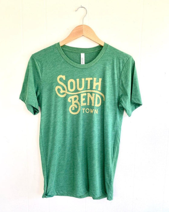 South Bend Town Green & Gold Custom Unisex Tee (5722062651552)